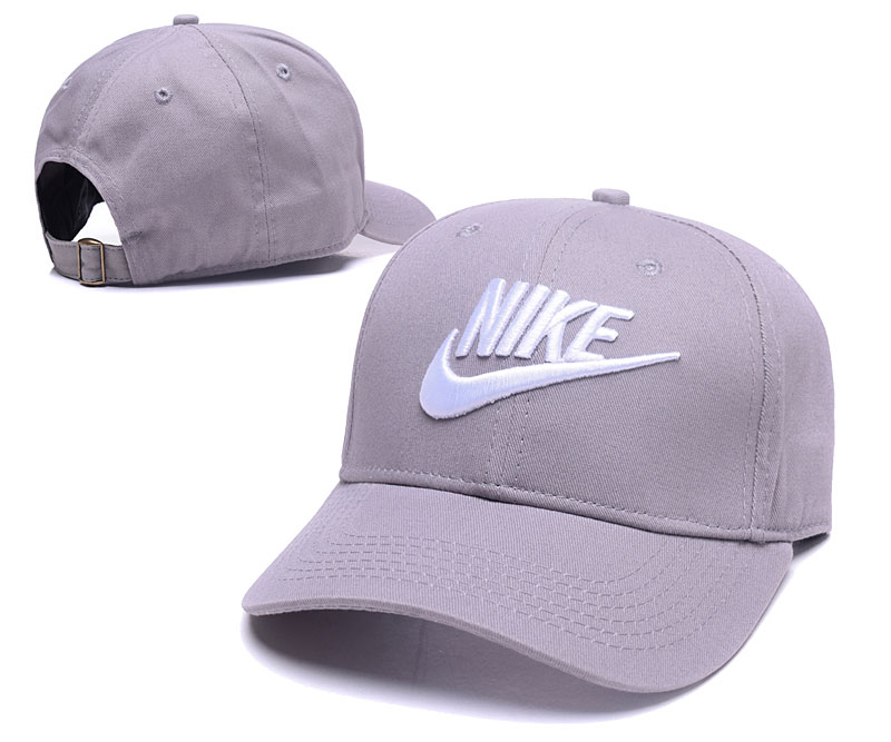 Nike Logo Gray Fashion Adjustable Hat GS