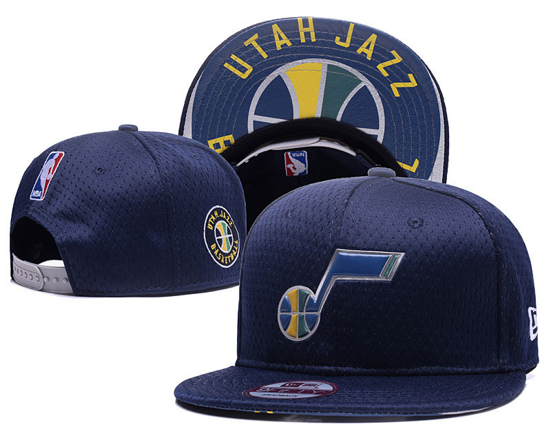 Jazz Team Logo Navy Adjustable Hat YD