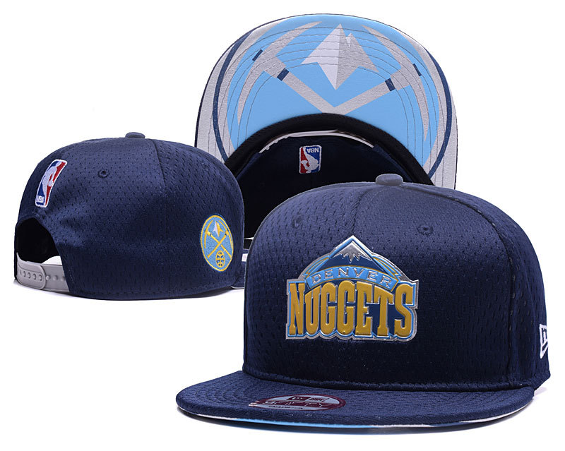 Nuggets Team Logo Navy Adjustable Hat YD