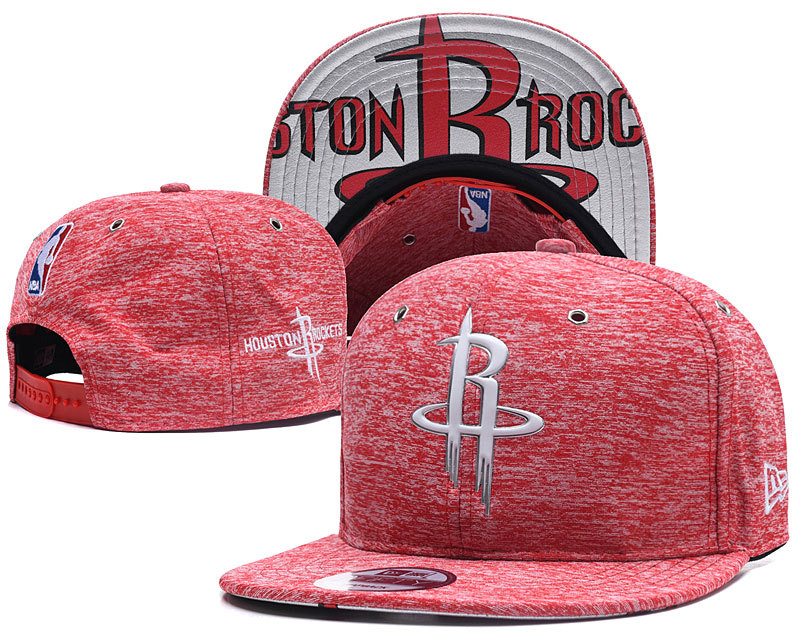 Rockets Team Logo Pink Snapback Adjustable Hat YD