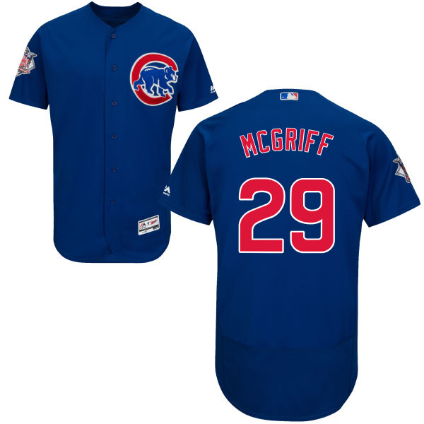 Cubs 29 Fred McGriff Blue Flexbase Jersey