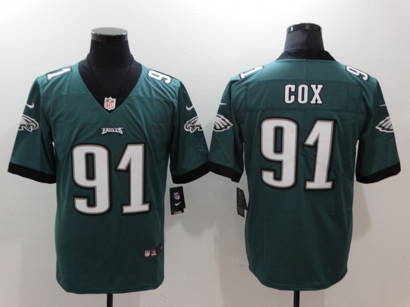 Nike Eagles 91 Fletcher Cox Green Youth Vapor Untouchable Player Limited Jersey