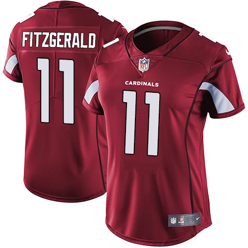 Nike Cardinals 11 Larry Fitzgerald Red Women Vapor Untouchable Limited Jersey