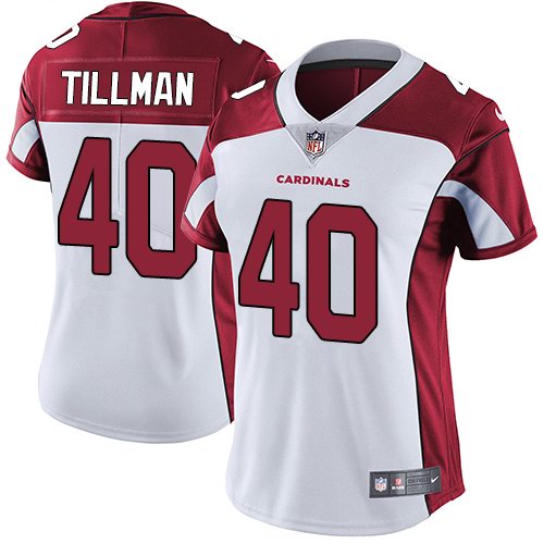 Nike Cardinals 40 Pat Tillman White Women Vapor Untouchable Limited Jersey