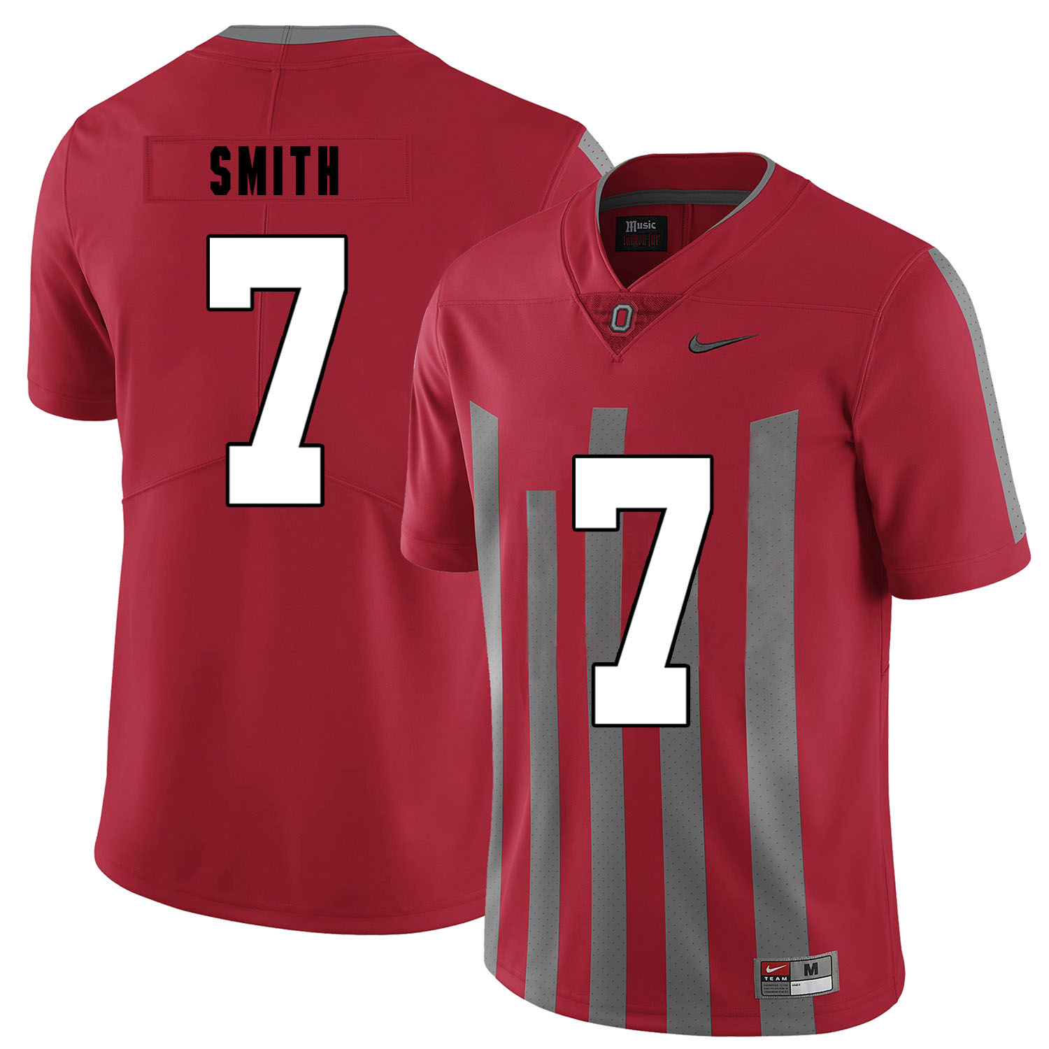 Ohio State Buckeyes 7 Rod Smith Red Elite Nike College Football Jersey