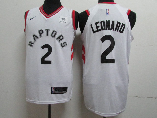 Raptors 2 Kawhi Leonard White Nike Authentic Jersey