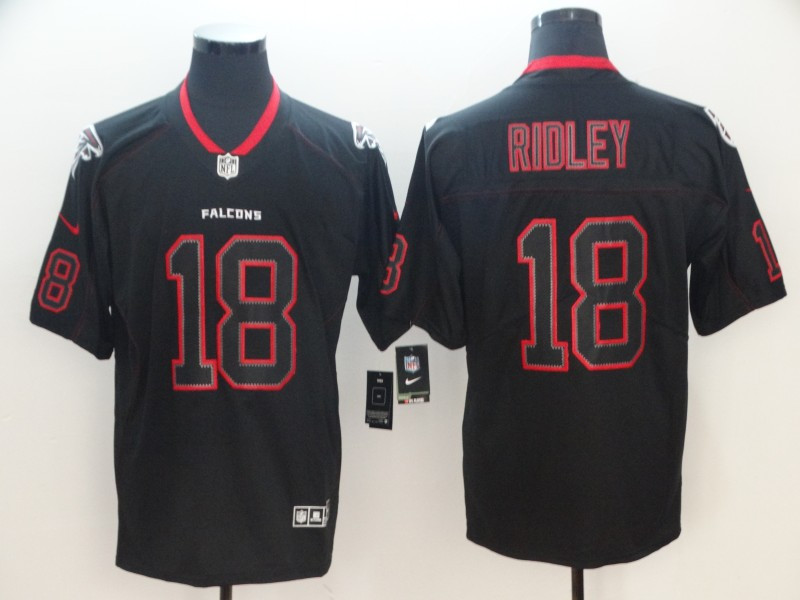 Nike Falcons 18 Calvin Ridley Black Shadow Legend Limited Jersey