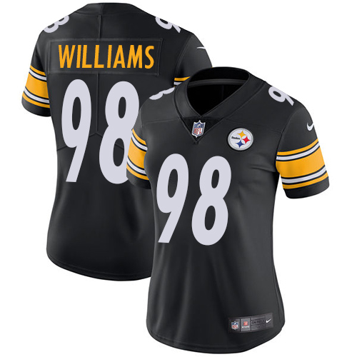 Nike Steelers 98 Vince Williams Black Women Vapor Untouchable Limited Jersey