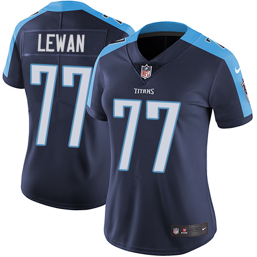Nike Titans 77 Tyalor Lewan Navy Women Vapor Untouchable Limited Jersey