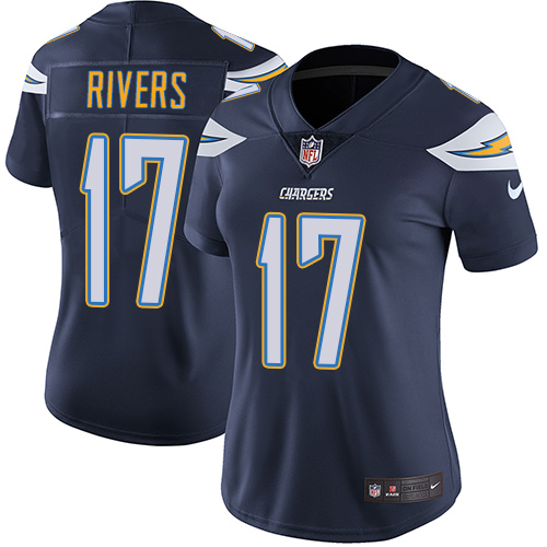 Nike Chargers 17 Philip Rivers Navy Women Vapor Untouchable Limited Jersey