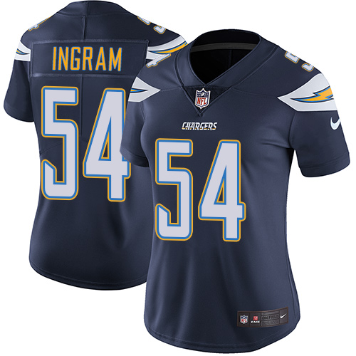 Nike Chargers 54 Melvin Ingram Navy Women Vapor Untouchable Limited Jersey