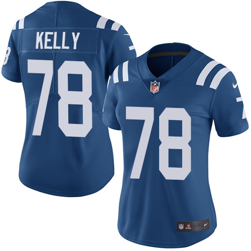 Nike Colts 78 Ryan Kelly Royal Women Vapor Untouchable Limited Jersey