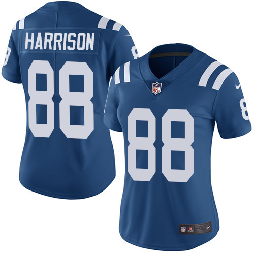 Nike Colts 88 Marvin Harrison Royal Women Vapor Untouchable Limited Jersey