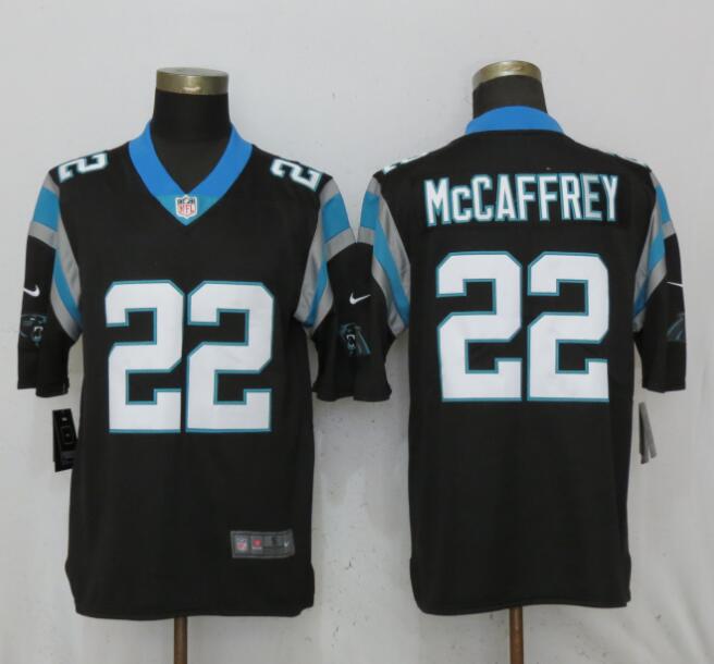 Nike Panthers 22 Christian McCaffrey Black Vapor Untouchable Limited Jersey