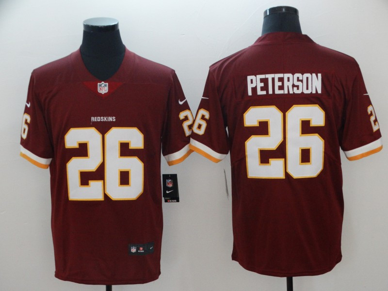Nike Redskins 26 Adrian Peterson Red Vapor Untouchable Limited Jersey