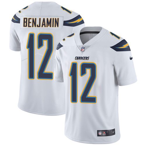 Nike Chargers 12 Travis Benjamin White Youth Vapor Untouchable Limited Jersey