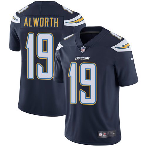 Nike Chargers 19 Lance Alworth Navy Youth Vapor Untouchable Limited Jersey