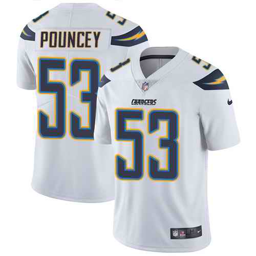 Nike Chargers 53 Mike Pouncey White Youth Vapor Untouchable Limited Jersey