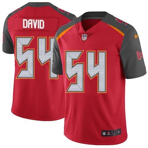 Nike Buccaneers 54 Lavonte David Red Youth Vapor Untouchable Limited Jersey