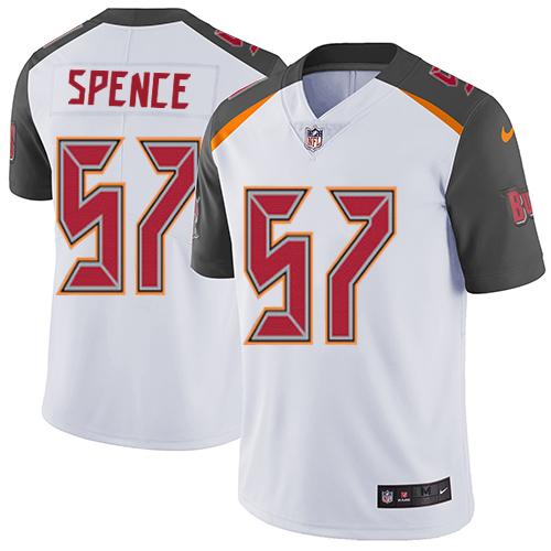 Nike Buccaneers 57 Noah Spence White Youth Vapor Untouchable Limited Jersey