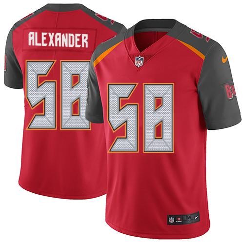 Nike Buccaneers 58 Kwon Alexander Red Youth Vapor Untouchable Limited Jersey