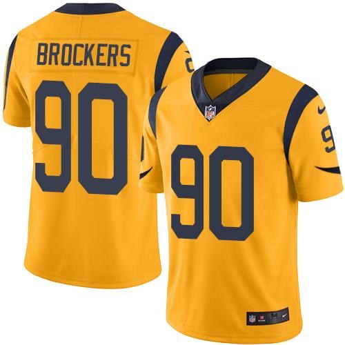 Nike Rams 90 Michael Brockers Gold Youth Color Rush Limited Jersey