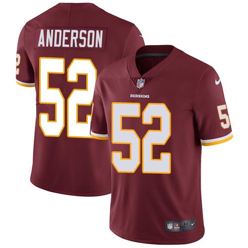Nike Redskins 52 Ryan Anderson Burgundy Red Vapor Untouchable Limited Jersey