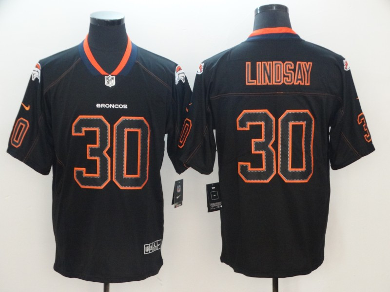 Nike Broncos 30 Phillip Lindsay Black Shadow Legend Limited Jersey