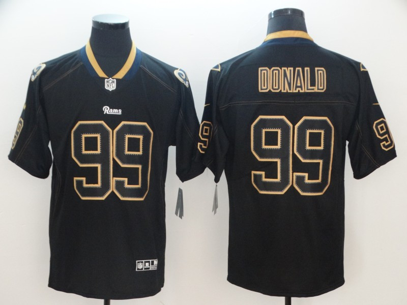 Nike Rams 99 Aaron Donald Black Shadow Legend Limited Jersey