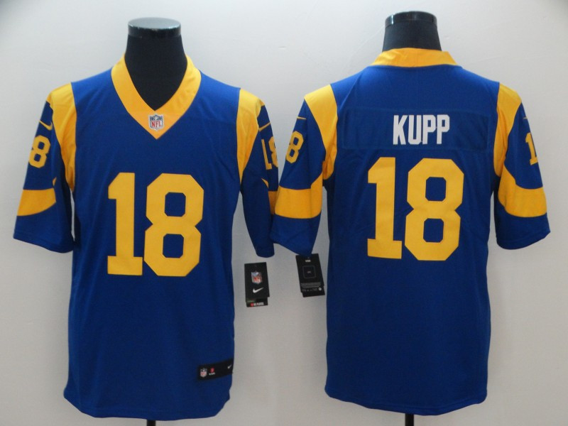 Nike Rams 18 Cooper Kupp Royal Vapor Untouchable Limited Jersey