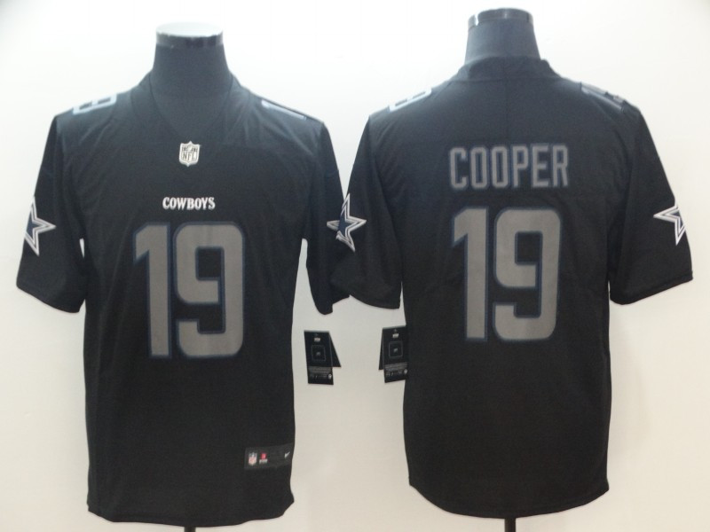 Nike Cowboys 19 Amari Cooper Black Impact Rush Limited Jersey