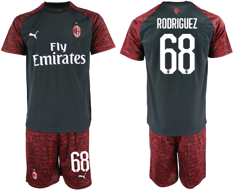 2018-19 AC Milan 68 RODRIGUEZ Third Away Soccer Jersey