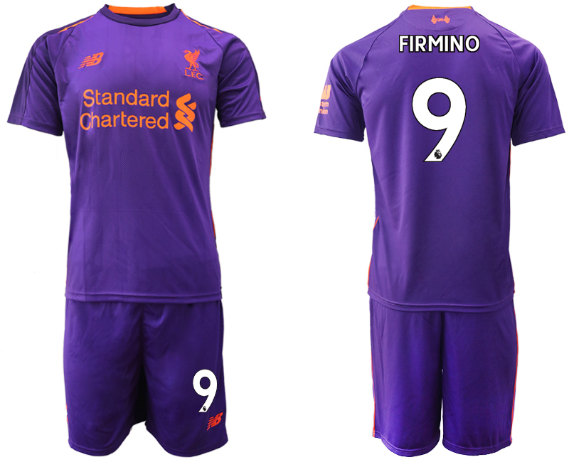 2018-19 Liverpool 9 FIRMINO Away Soccer Jersey