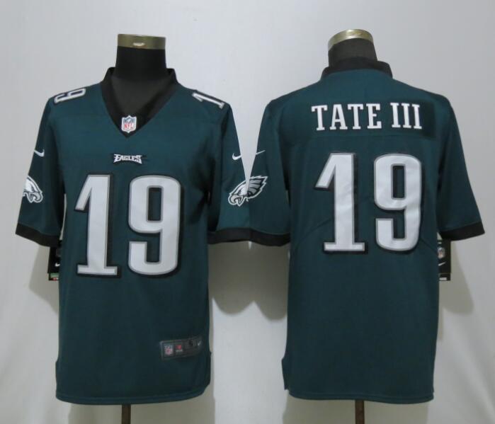 Nike Eagles 19 Golden Tate III Green Vapor Untouchable Limited Jersey