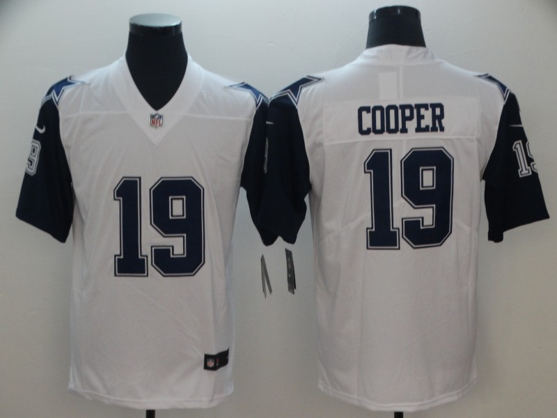 Nike Cowboys 19 Amari Cooper White Color Rush Limited Jersey