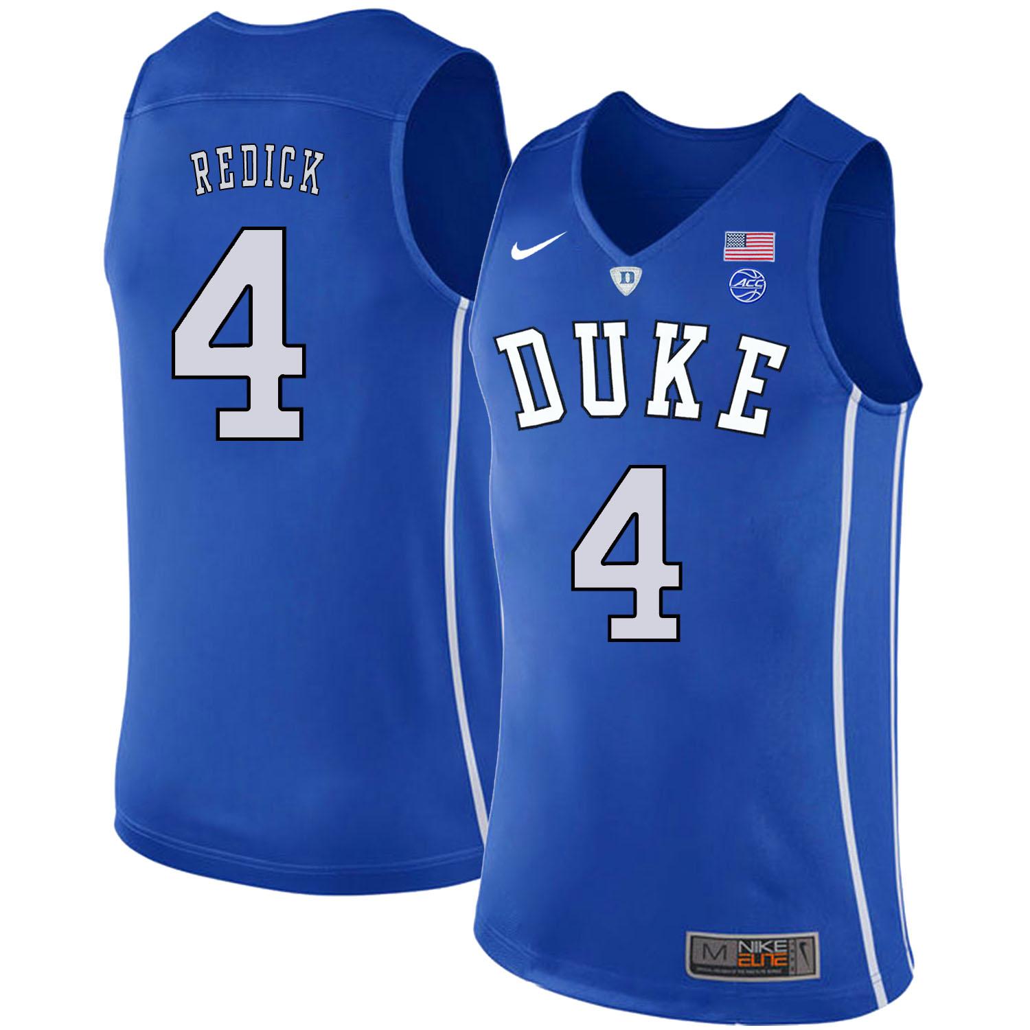 Duke Blue Devils 4 JJ Redick Blue Nike College Basketball Jersey
