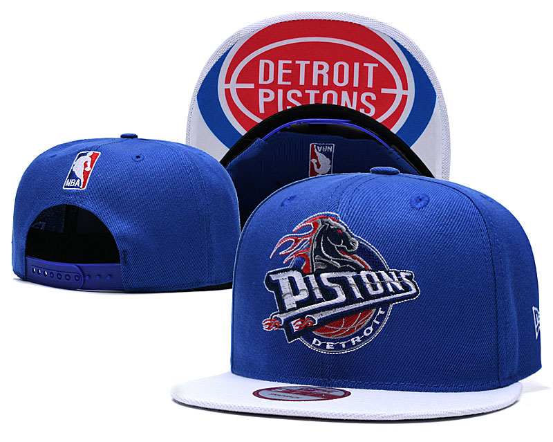 Pistons Fresh Logo Royal Adjustable Hat TX