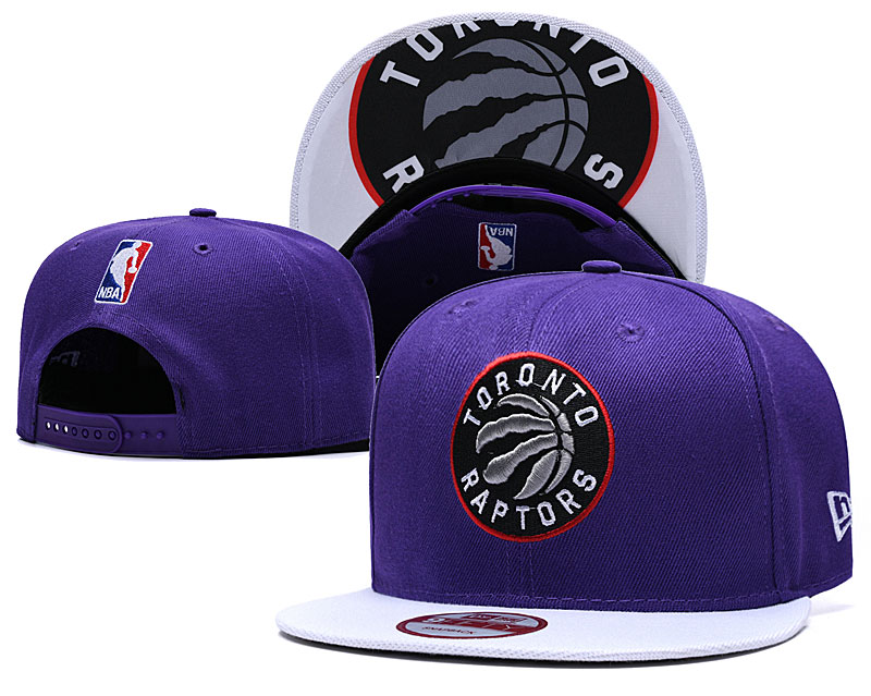 Raptors Fresh Logo Purple Adjustable Hat TX