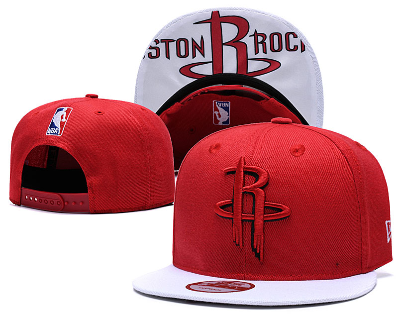 Rockets Fresh Logo Red Adjustable Hat TX