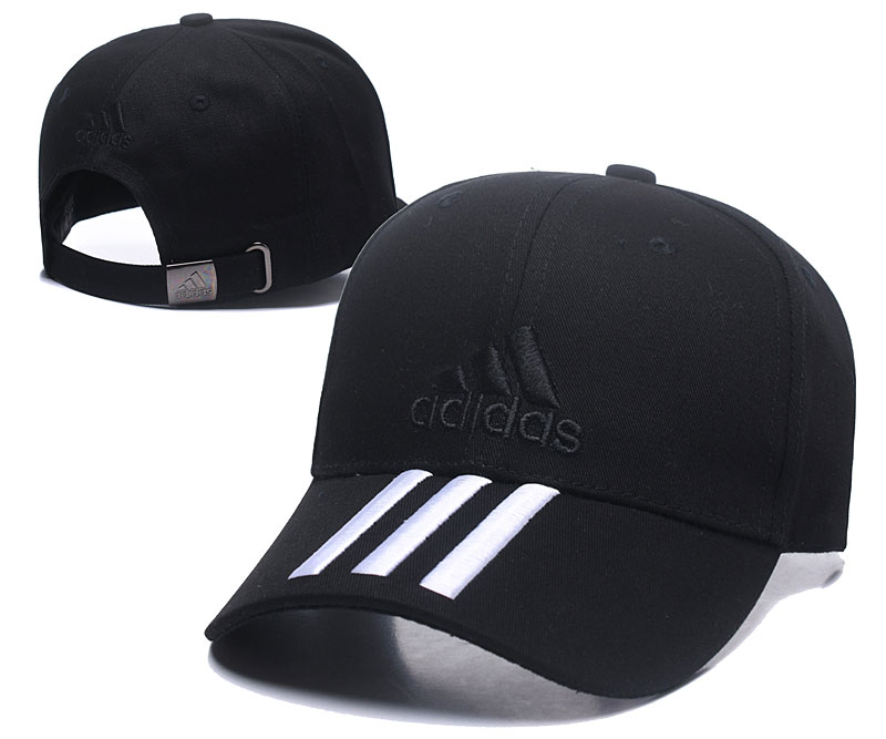 Adidas Classic Black Peaked Adjustable Hat TX