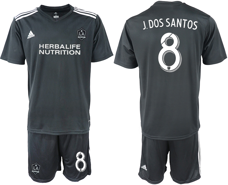 2018-19 Los Angeles Galaxy 8 J.DOS SANTOS Black Training Soccer Jersey