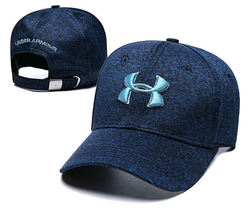 Under Armour Navy Sport Peaked Asjutable Hat TX