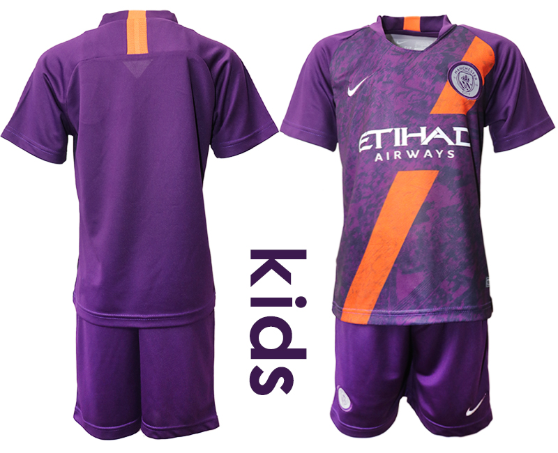 2018-19 Manchester City Youth Third Away Soccer Jersey