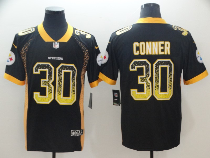 Nike Steelers 30 James Conner Black Drift Fashion Limited Jersey