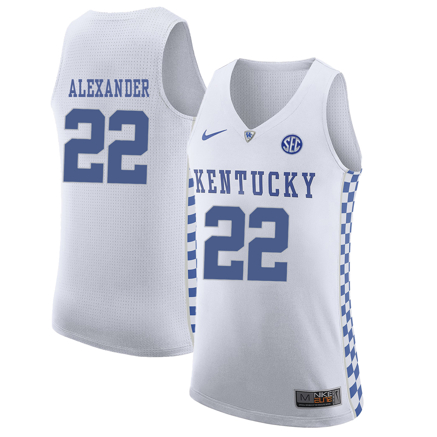 Kentucky Wildcats 22 Shai Gilgeous-Alexander White College Basketball Jersey