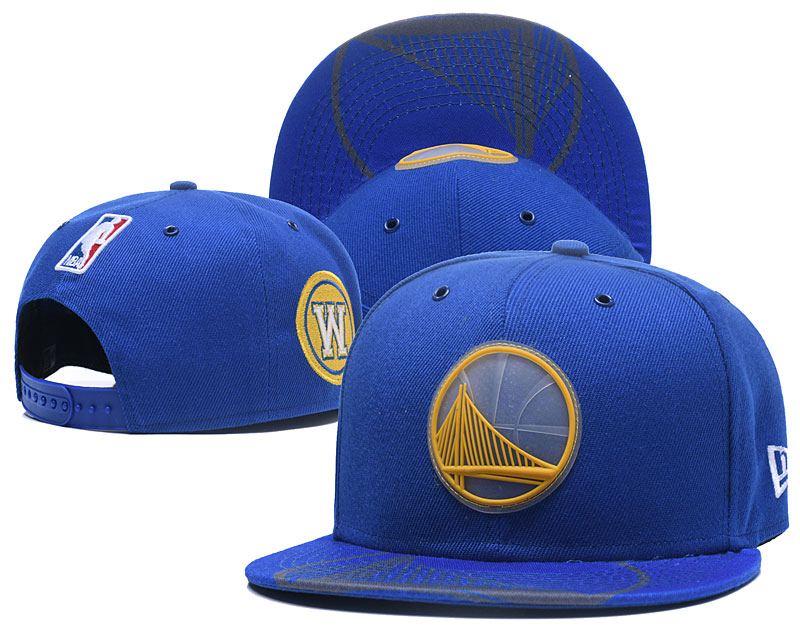 Warriors Team Logo Blue Adjustable Hat YS