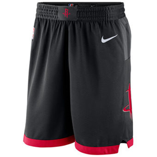 Rockets Black City Edition Nike Swingman Shorts