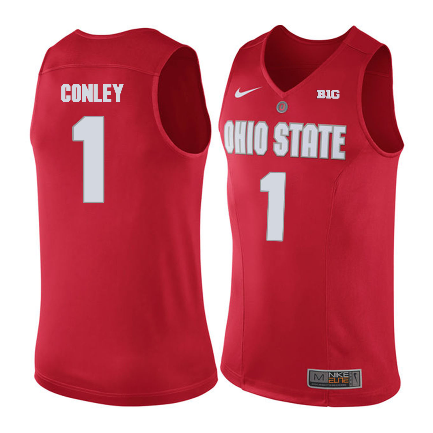 Ohio State Buckeyes 1 Gareon Conley Red College Basketball Jersey