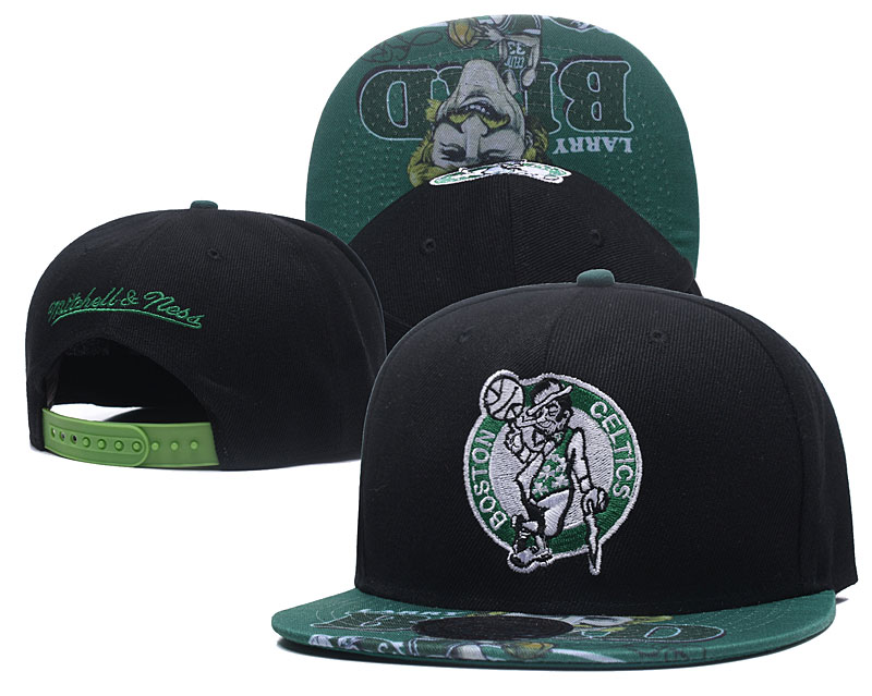 Celtics Team Logo Black Adjustable Hat LH