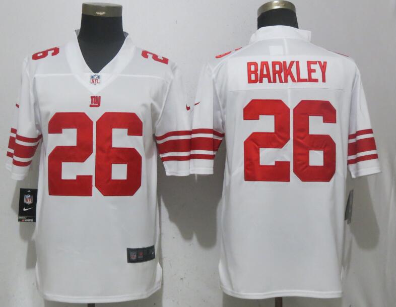 Nike Giants 26 Saquon Barkley White Vapor Untouchable Limited Jersey